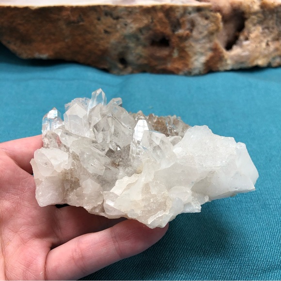 Himalayan Clear Quartz Cluster Specimen on matrix (High Quality) - Picture 5 of 7